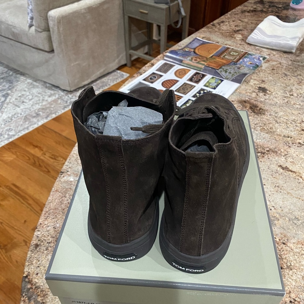 Tom Ford Brown Suede Shoes